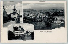 9213 Hauptwil 1911 Foto AK Schloss Türmchen