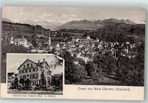 8636 Wald ZH 1917 - Gasthaus zum Ochsen