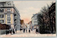8820 Wädenswil 1904 Foto AK Gasthaus Gartenwirtschaft Bahnpost Zug 142 Nr. 2