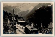 1882 Gryon Gebrauchsspuren Bahnhof Eisenbahn