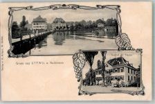 8592 Uttwil 1907 Foto AK Gasthaus zur Traube