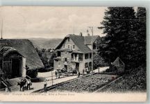 6103 Schwarzenberg LU 1906 Foto AK Hotel Pension Kreuz
