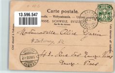 1000 Lausanne Losanna 1902 Gebrauchsspuren Zeitungs-Ak Gazette de Lausanne