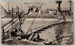 Pontoniere beim Brückenbau Verlag Guggenheim Nr. 13349 WK I Militär Schweiz 1914
