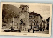 6460 Altdorf UR - Denkmal Tell Straßenbahn