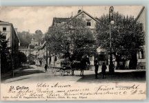 9000 St. Gallen S. Gallo 1904 Gebrauchsspuren Schützen- Gasse