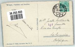 3823 Wengen 1933 Foto AK Alphütte Jungfrau