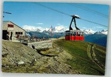 3963 Montana Foto AK Seilbahn Gasthaus de Bella -Lui Crans-Montana
