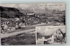 3177 Laupen BE Foto AK Schloss Cafe Sternen Feldpost Gr.Subsist 2