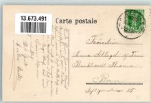 2542 Pieterlen 1909 Foto AK Schloss Gasthaus zum Löwen Schulhaus Pfarrhaus