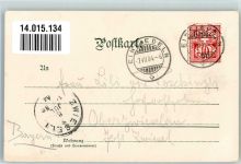 8840 Einsiedeln 1904 Lithographie / Künstlerkarte Kloster Adelskorrespondens