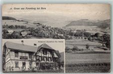 3066 Ferenberg Stettlen 1912 Foto AK Gasthaus Alpenblick
