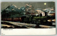 1900 Mondschein Gotthard Express Künzli 3556