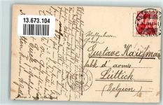 9450 Altstätten SG 1914 Foto AK Straßenbahn Landhausplatz mit Station