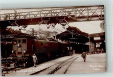 Lugano Bahnhof Eisenbahn Bahnhof Schweiz Foto AK