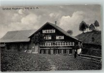 9122 Mogelsberg 1924 Foto AK Spitzbad