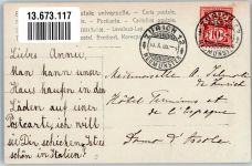 8000 Zürich 1906 Foto AK Zolliiker Straße