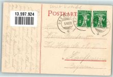 Oberiberg Postkutsche Pension zur Post Postkutsche Schweiz 1909 Foto AK