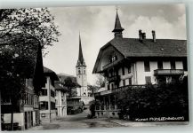 6173 Flühli LU Foto AK Hotel Kirche Feldpost Bateillon 41