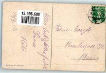 2513 Twann Gebrauchsspuren Hotel Bären Bahnpost Zug 2208
