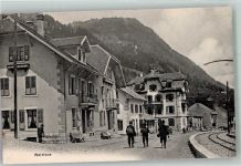 1669 Neirivue Foto AK Straßenansicht