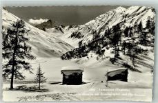 7563 Samnaun Dorf 1952 Winter Engadin