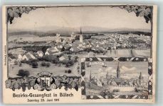 8180 Bülach Foto AK Bezirks- Gesangfest 1911