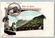8873 Amden Foto AK Gasthaus zum Sternen Amdenstrasse