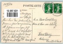 6900 Lugano 1914 Foto AK Hotel Adler Stadthif