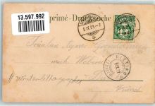 8200 Schaffhausen Sciaffusa 1901 Winterlithographie Bahnhof Munot