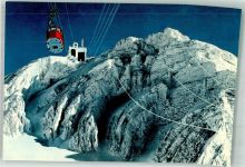 Säntis Winter Seilbahn Bergstation und Fernsehsender
