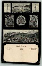 8840 Einsiedeln Foto AK Denkmal Meinrad Kirche Kloster