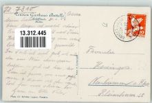 6815 Melide 1932 Foto AK Gasthaus Pension Schifflände