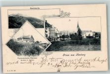 9633 Hemberg 1905 Foto AK Pension Ferienkolonie Sternen Säntisgruppe