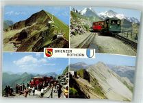 Brienz-Rothornbahn Foto AK Bergbahn Rothorn Bahn