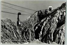 Säntis Foto AK Seilbahn Bergstation Schwägalp