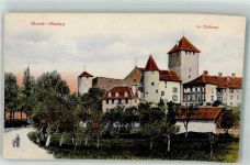 3280 Murten Morat Foto AK Schloss