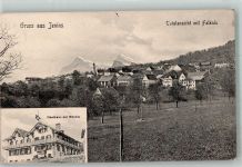 7307 Jenins 1912 Foto AK Gasthaus zur Bünde