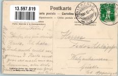 7307 Jenins 1912 Foto AK Gasthaus zur Bünde