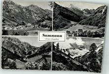 7563 Samnaun Dorf Foto AK