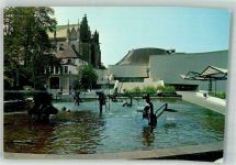 4000 Basel Bâle Foto AK Tinguely-Brunnen Stadttheater
