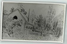 5745 Safenwil 1953 AK handgemalt