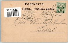 3703 Aeschi b. Spiez 1900 Künstlerkarte