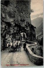 Guttannen Postkutsche Grimselstrasse Handeggtunnel Postkutsche Schweiz Foto AK