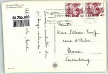 3935 Bürchen 1978 Foto AK Kirche Auto Zenhäusern
