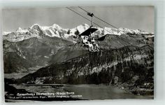 3803 Beatenberg Foto AK Sesselbahn Beatenberg-Niederhorn