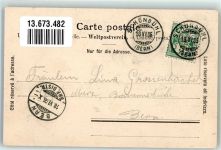 3302 Moosseedorf 1906 Foto AK Kirche Gasthaus zur Eintracht