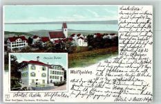 9427 Wolfhalden 1901 Foto AK Pension Blatter