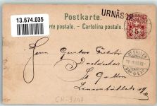 9107 Urnäsch 1898 Lithographie Hotel Kuranstalt Fraternite