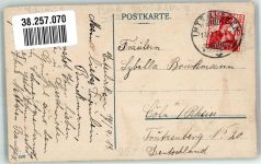 3800 Interlaken 1913 Mondschein Die Jungfrau Mond vermenschlicht Bergsteiger